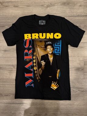 Bruno Mars 24k Magic World Tour Band Tee Size Small